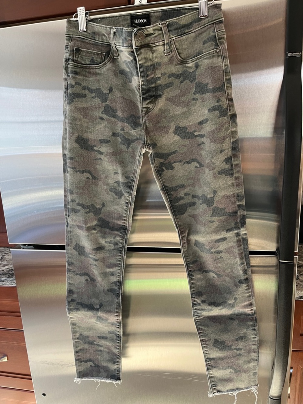 Hudson Jeans Women’s Camo Skinny Jeans - Olive/Gray Camo